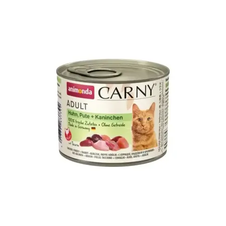 ANIMONDA Carny Adult Cat kurczak, indyk, królik 200G